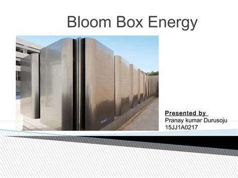 bloom box electricity generator ppt|Ppt.